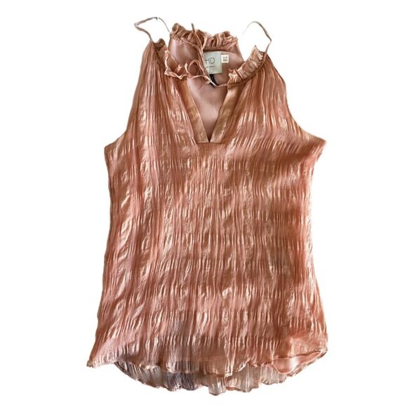 HD in Paris tender texture silk halter neck blouse - Picture 3 of 9